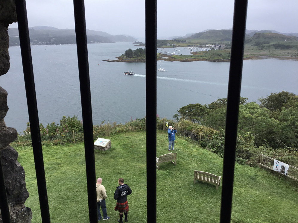 The view from Dunollie Castle